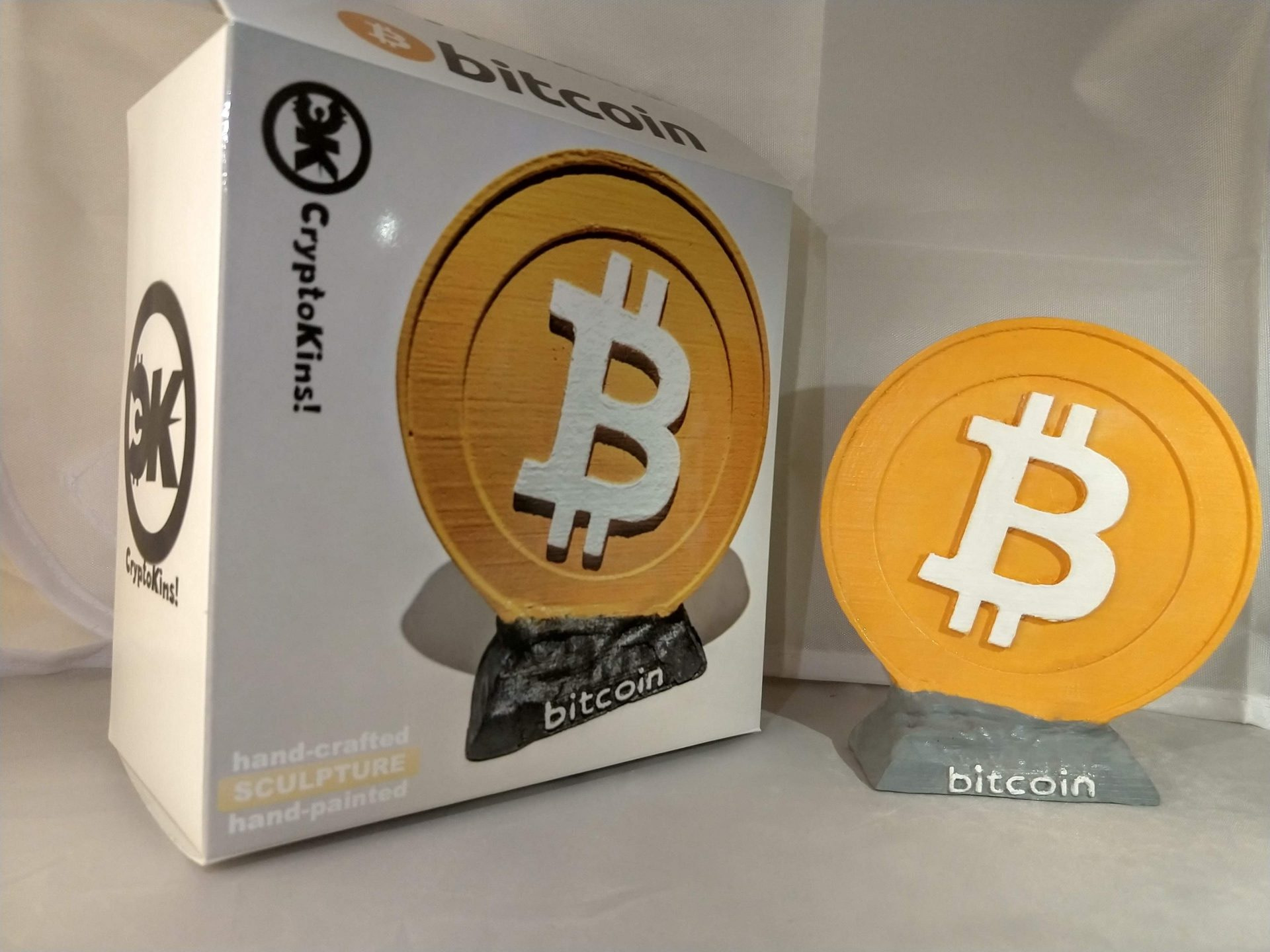 CryptoKins Bitcoin Sculpture